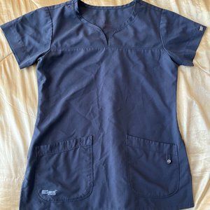 Grey's Anatomy Signature 2 Pocket Notch Neck Top (used)